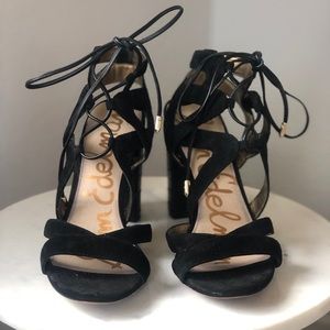 Sam Edelman Suede Yardley Lace Up Sandal